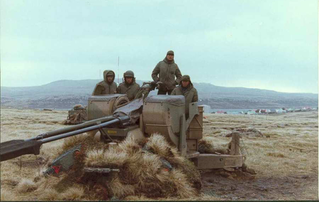Estación de batalla argentina.