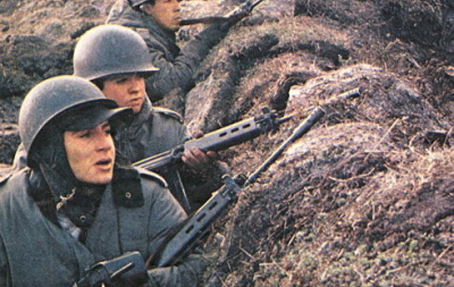 Los soldados estaban mal equipados.