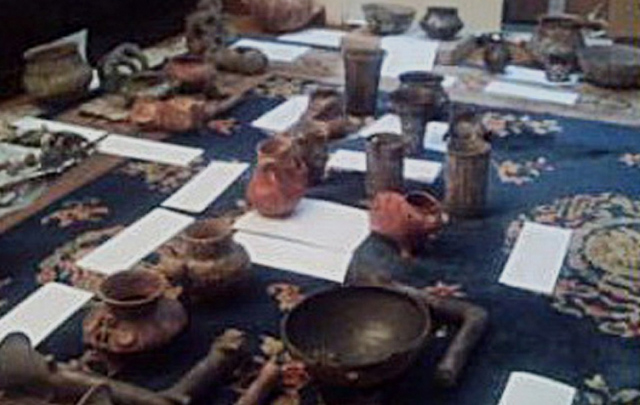 Los objetos fueron robados en 2008 al Museo Ambato de La Falda.