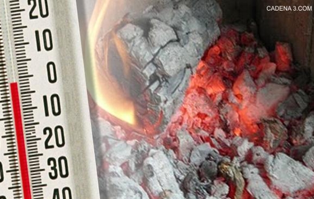El frío y las brasas, combinación peligrosa.