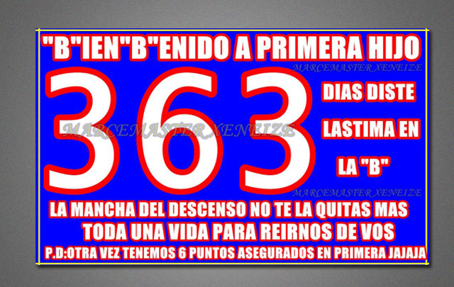 Cargadas de Boca a River por el ascenso