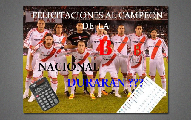 Cargadas de Boca a River por el ascenso