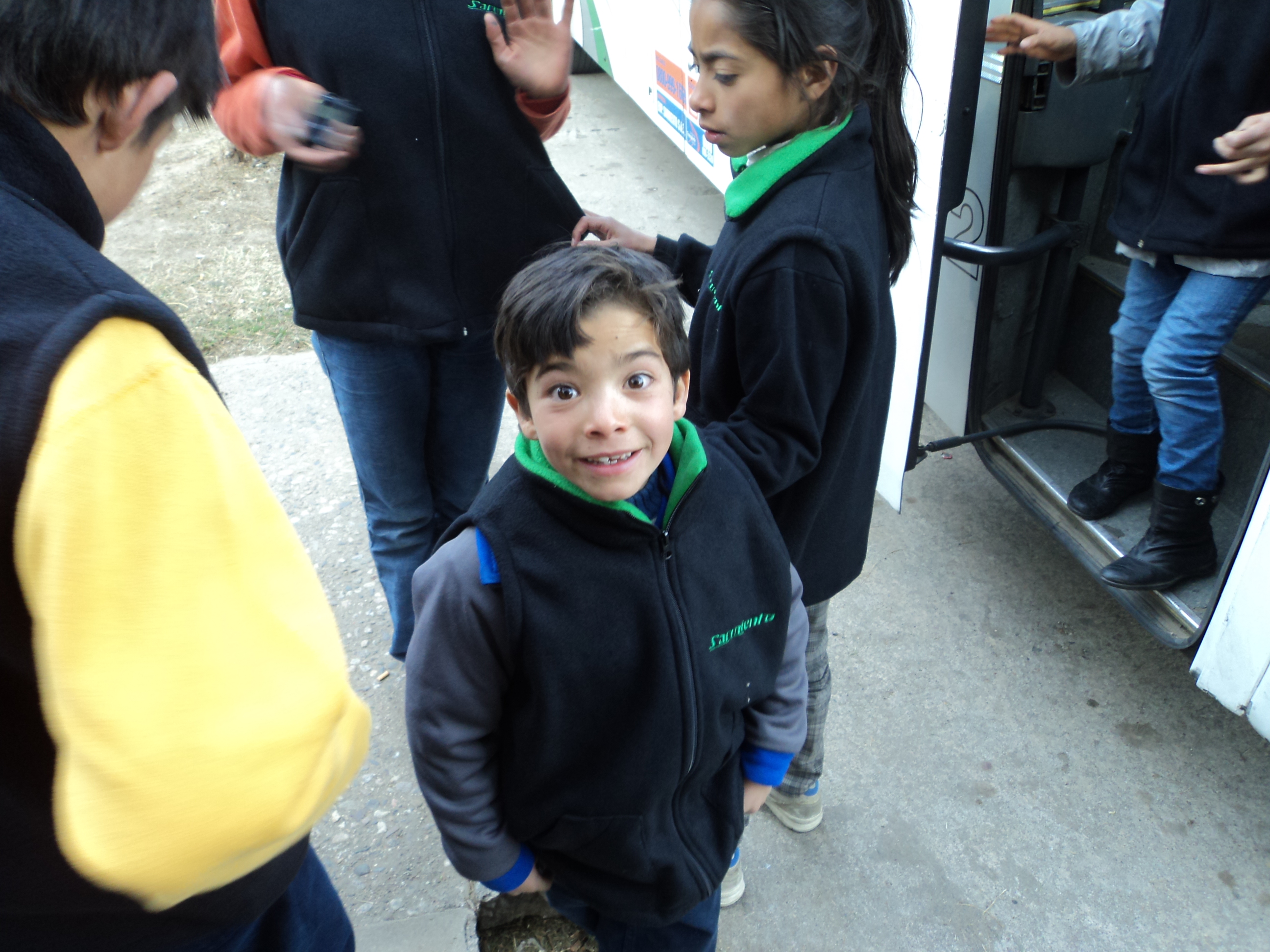 Los chicos de la escuela Nuestra Señora del Valle que visitaron Córdoba.