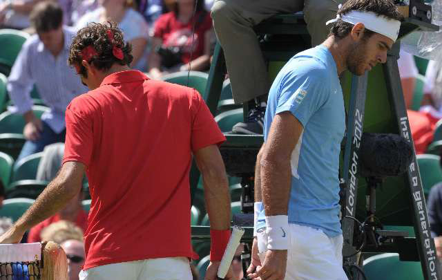 El suizo y el argentino protagonizaron un reñido encuentro en Londres.
