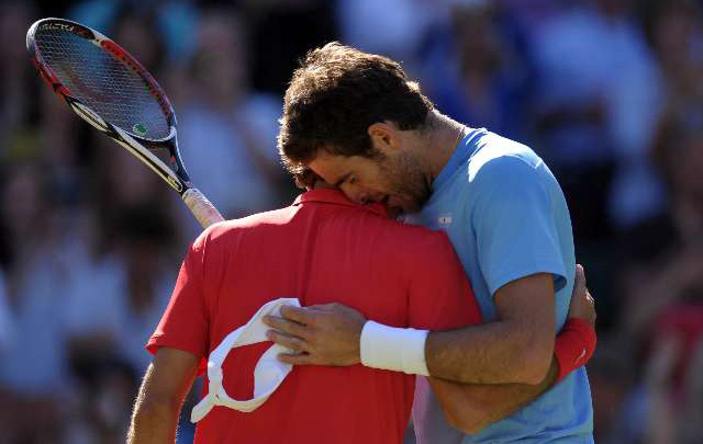 El suizo y el argentino protagonizaron un reñido encuentro en Londres.