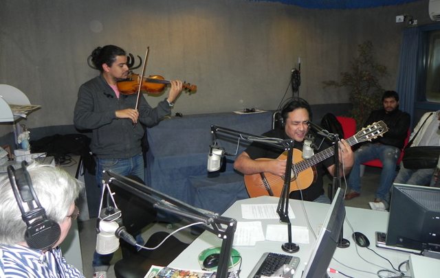 El artista riojano recordó su participación de niño en La Cumbre.