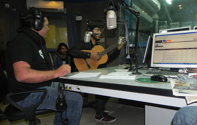 El artista riojano recordó su participación de niño en La Cumbre.