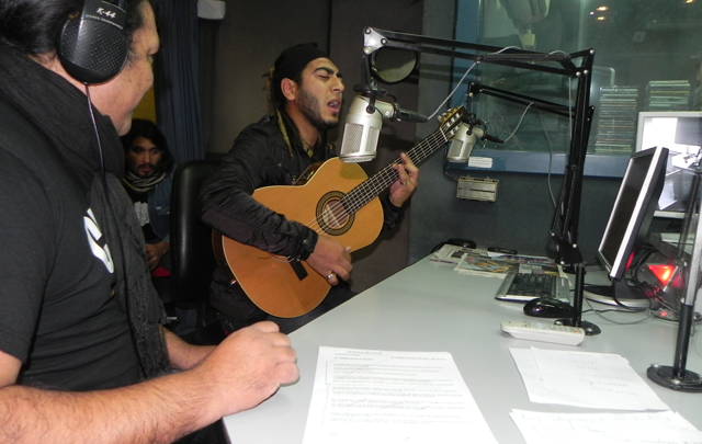 El artista riojano recordó su participación de niño en La Cumbre.