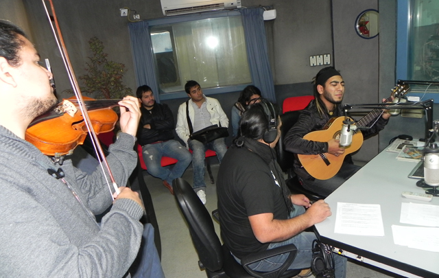 El artista riojano recordó su participación de niño en La Cumbre.