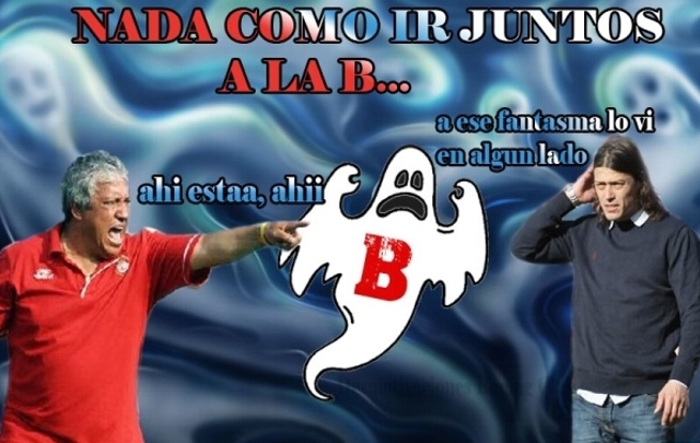 Boca y Racing se ''burlan'' del presente de River e Independiente.