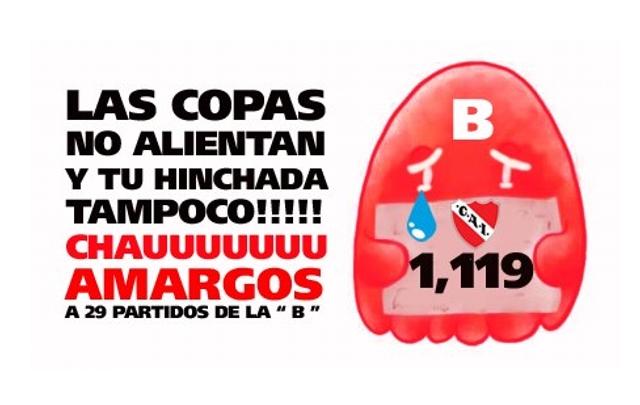 Boca y Racing se ''burlan'' del presente de River e Independiente.