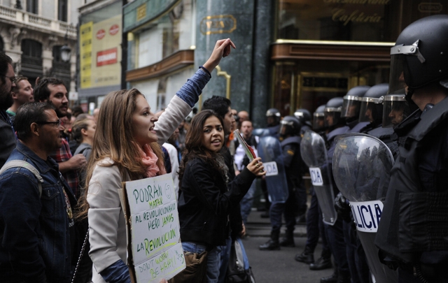Miles de personas se convocaron con el lema ''Ocupa el Congreso''.