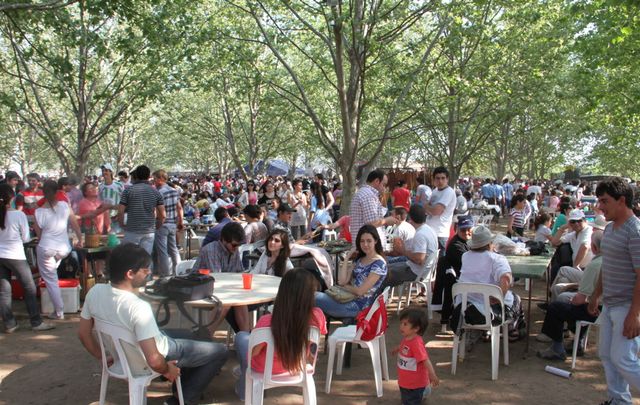 Una gran cantidad de público se dio cita ayer en el purchitódromo.