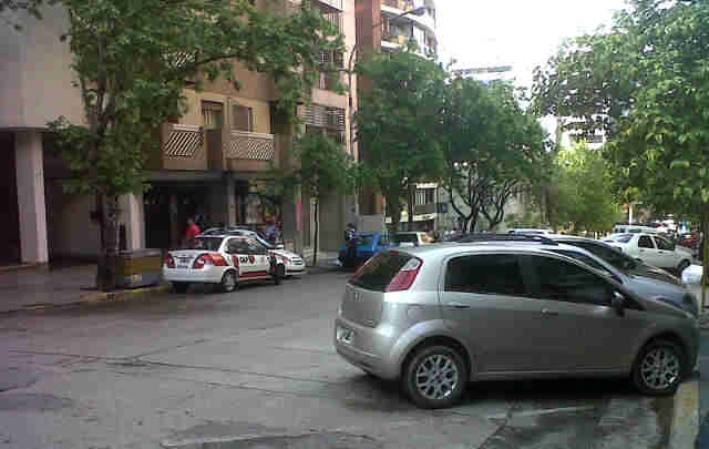 El operativo se desarrolló en la intersección de las calles Rondeau y Balcarce.