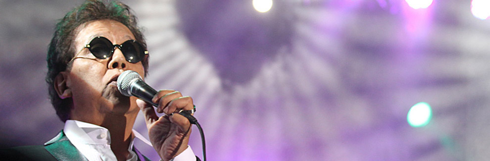 El Rey Pelusa, uno de los últimos en subir al escenario.