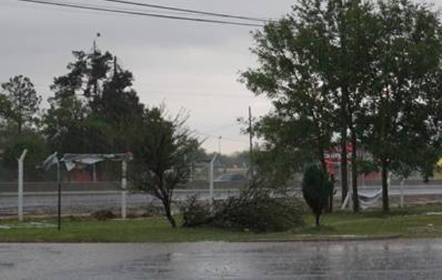 Los vientos provocaron grandes destrozos.