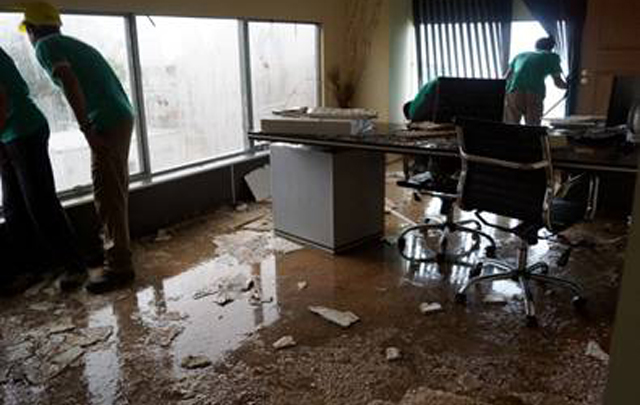 Los vientos provocaron grandes destrozos.