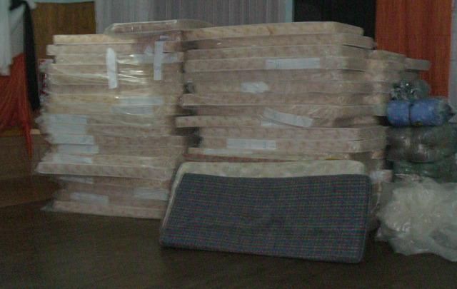 Llegó la ayuda para los damnificados por la tormenta.