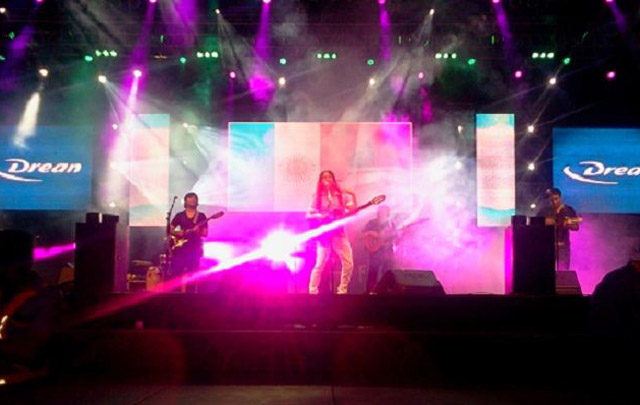 Facundo Toro, el encargado de abrir la transmisión televisiva.