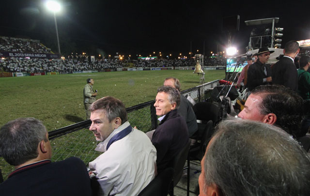Macri estuvo presente en el festival.