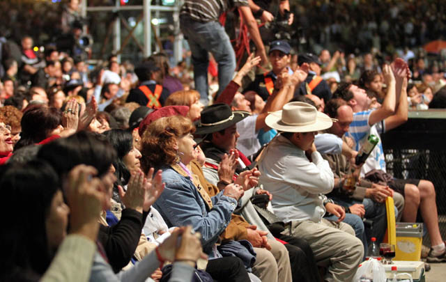 Unas 13 mil personas disfrutaron del show.