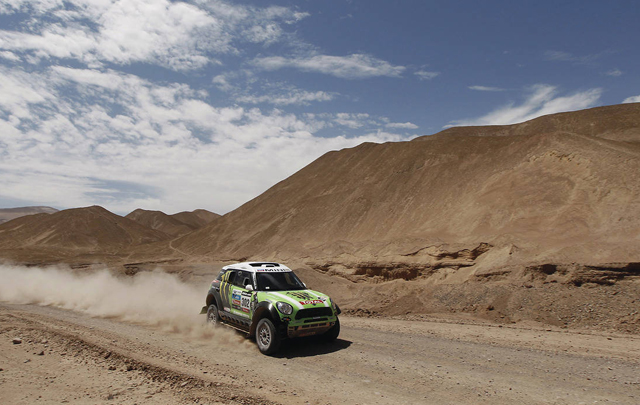 Imagen de la quinta etapa del Dakar 2013