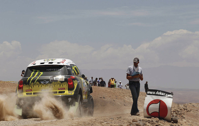 Imagen de la quinta etapa del Dakar 2013