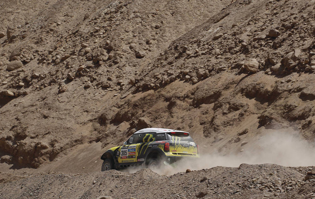 Imagen de la quinta etapa del Dakar 2013