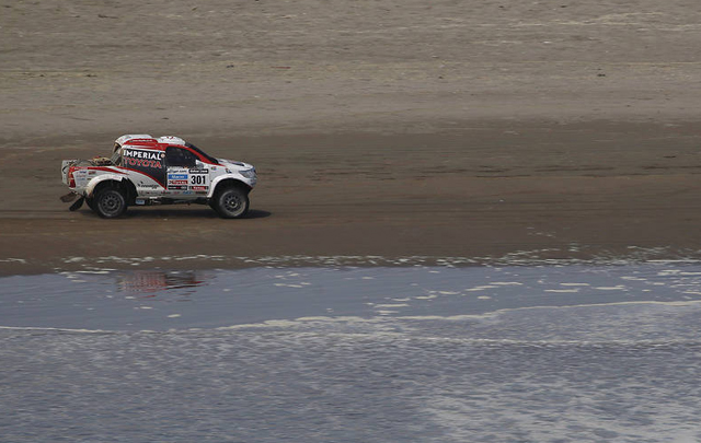 Imagen de la quinta etapa del Dakar 2013