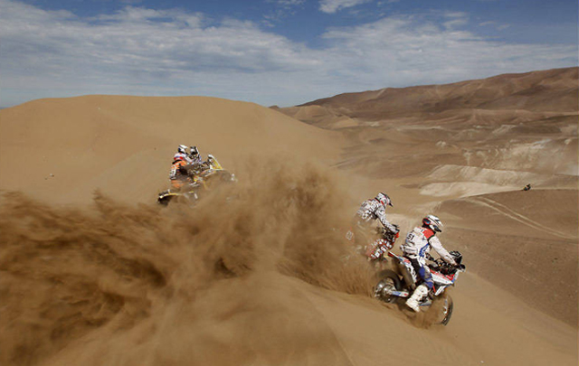 Imagen de la sexta etapa del Dakar 2013