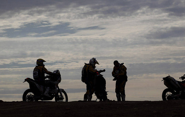 Imagen de la sexta etapa del Dakar 2013