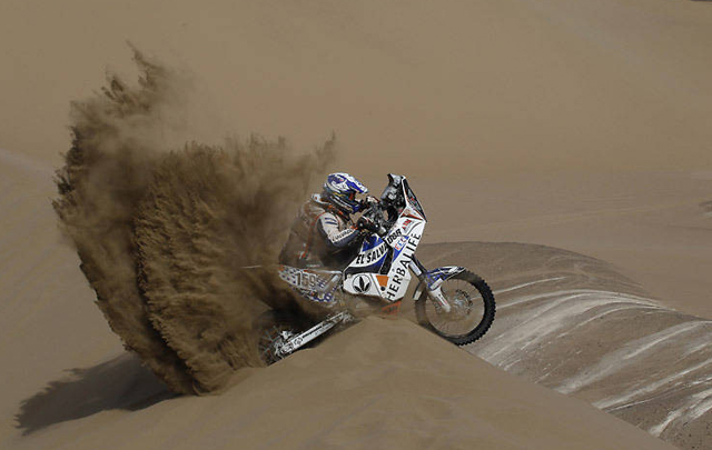 Imagen de la sexta etapa del Dakar 2013