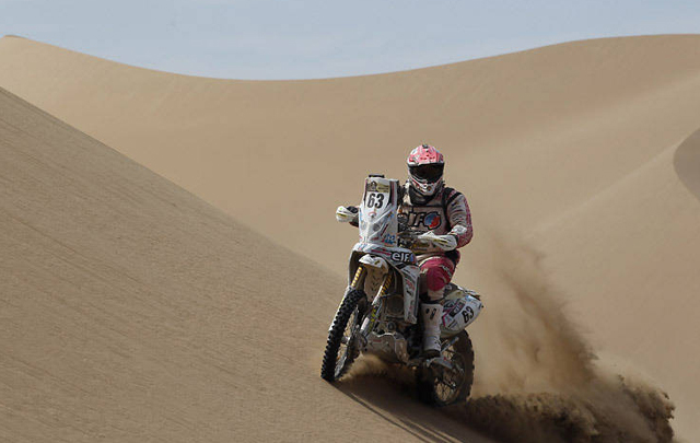 Imagen de la sexta etapa del Dakar 2013