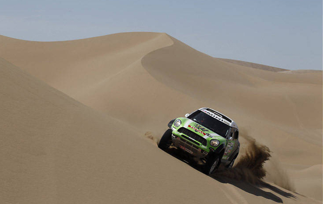 Imagen de la sexta etapa del Dakar 2013