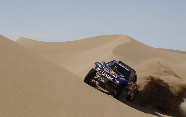 Imagen de la sexta etapa del Dakar 2013