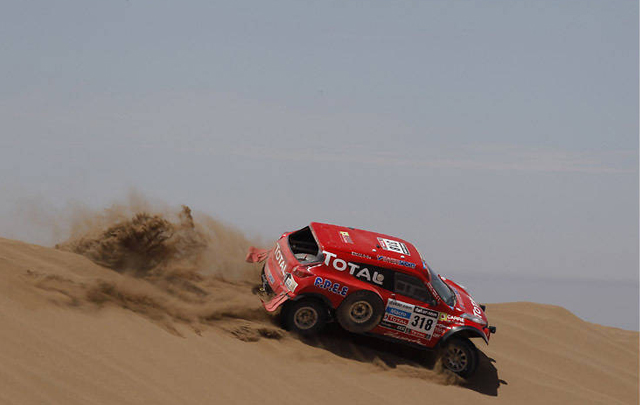 Imagen de la sexta etapa del Dakar 2013