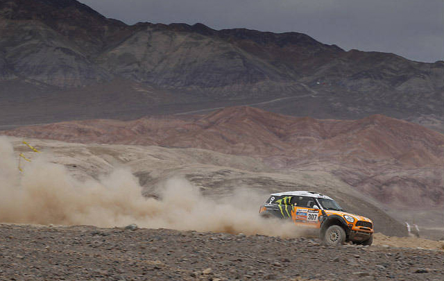 Imagen de la sexta etapa del Dakar 2013
