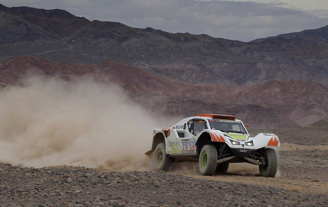 Imagen de la sexta etapa del Dakar 2013