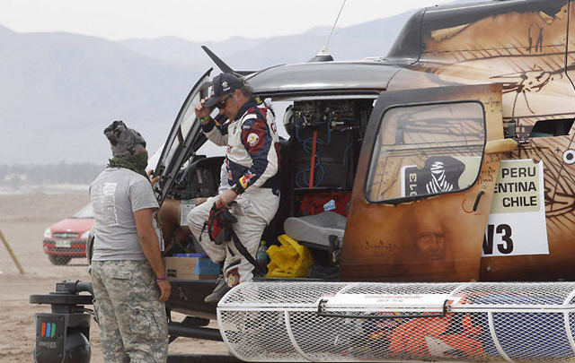 Imagen de la sexta etapa del Dakar 2013