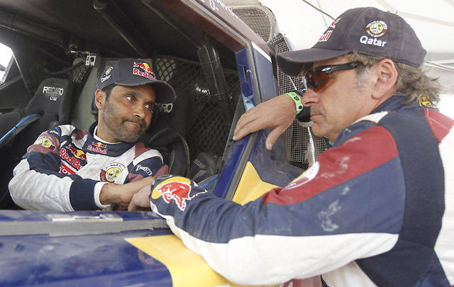 Imagen de la sexta etapa del Dakar 2013