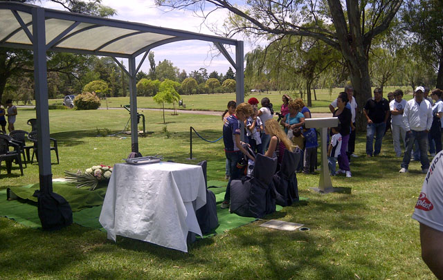 Los restos de Marisol descansan en el cementerio Parque del Recuerdo.