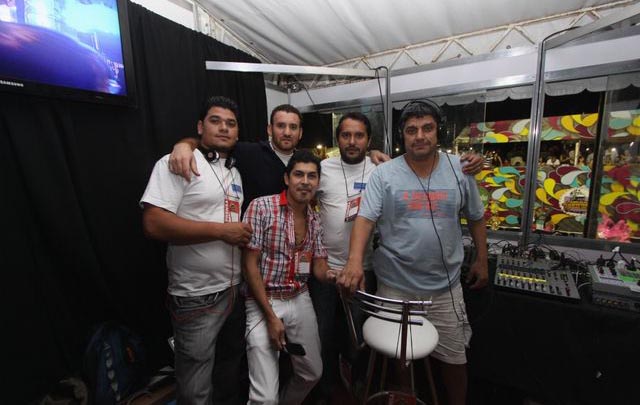 Mauro Zabaley,Emiliano Berrondo,Simón Albornoz, Cristian Maldonado y Mandi Maciel.