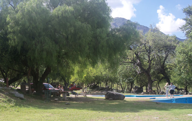 Complejo camping ''El Talar'', en Los Molles, San Luis.