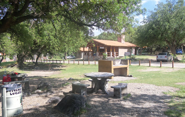 Complejo camping ''El Talar'', en Los Molles, San Luis.