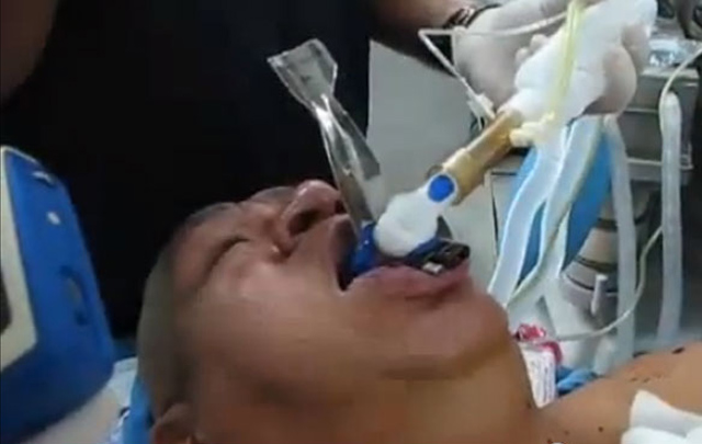 La imagen que difundió el diario español <i>El País</i>.