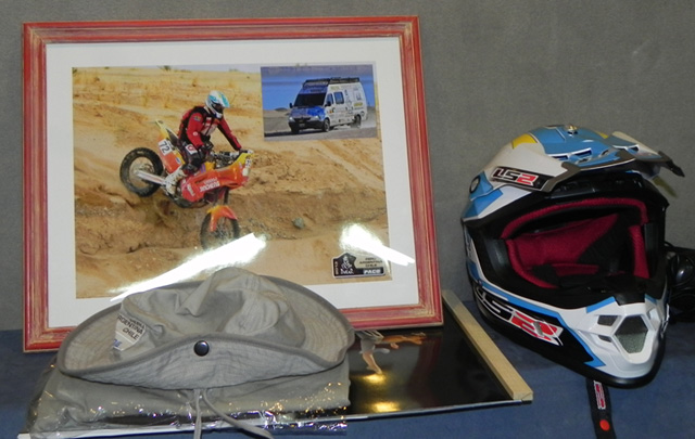 FOTO: El motociclista visitó el estudio de Cadena 3. 