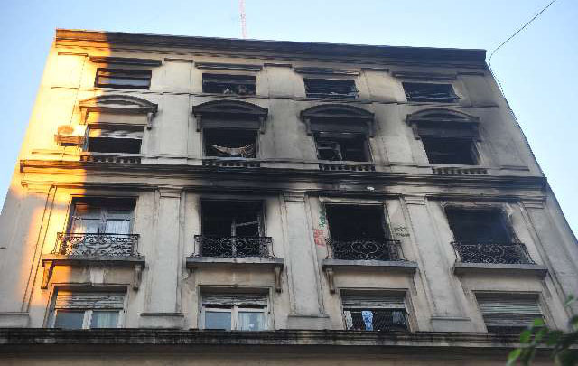 Incendio en Barrio Congreso