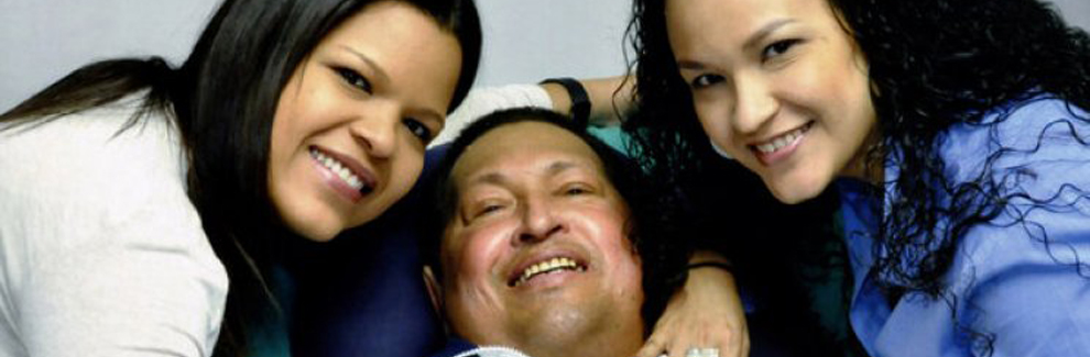 Las primeras imágenes de Hugo Chávez.