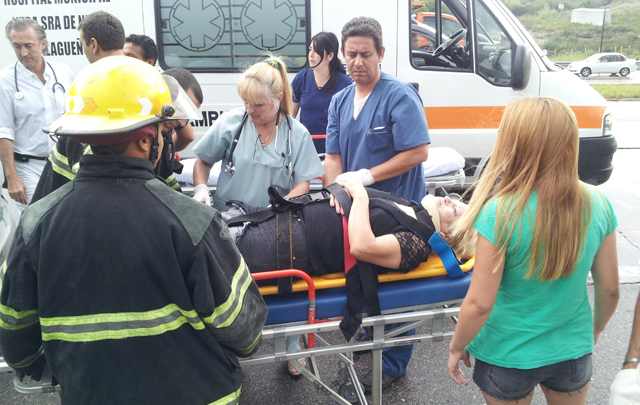 El siniestro fue protagonizado por colectivos de Lumasa y CarCor.