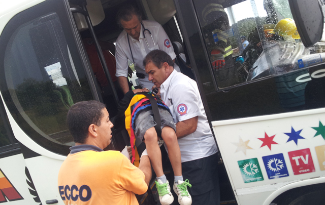 El siniestro fue protagonizado por colectivos de Lumasa y CarCor.